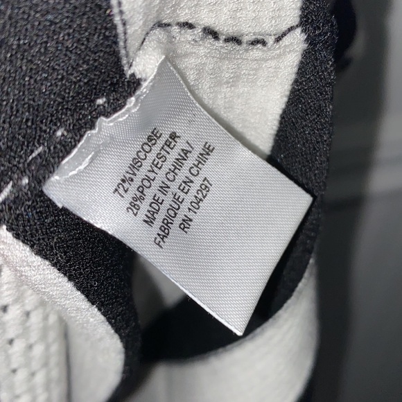 Milly dress small striped fit & flare knit stretch - Picture 4 of 4